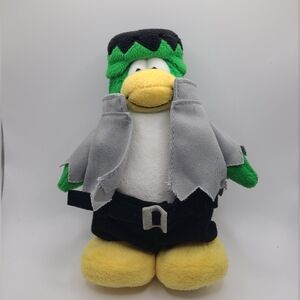 Disney Club Penguin Frankenstein 7” Plush- Pre Owned- rare